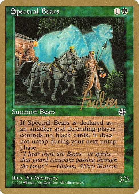 Spectral Bears from Pro Tour Collector Set
