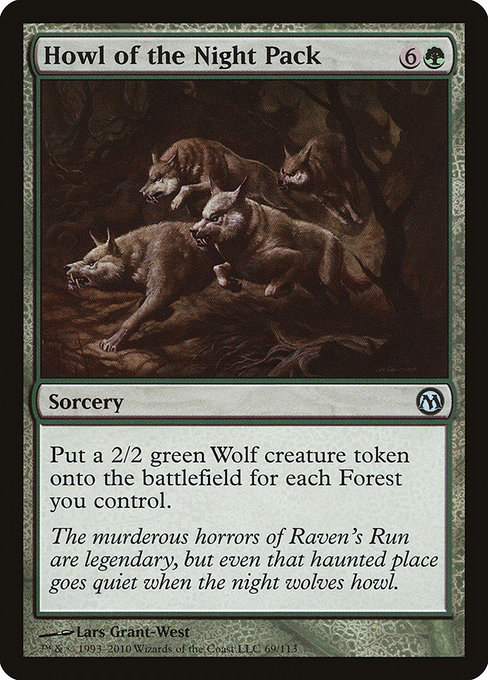 Howl of the Night Pack from Duels of the Planeswalkers