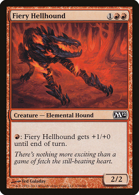Fiery Hellhound from Magic 2012