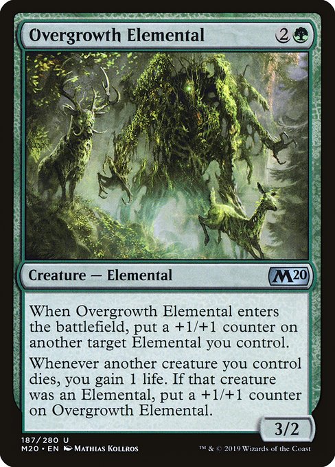 Overgrowth Elemental highlighted card art