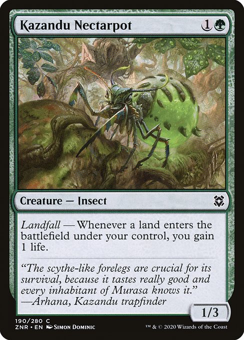 Kazandu Nectarpot from Zendikar Rising