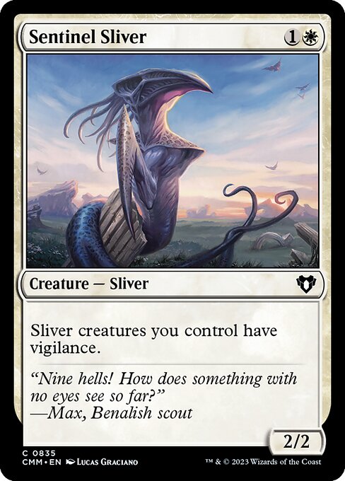 Sentinel Sliver from Commander Masters