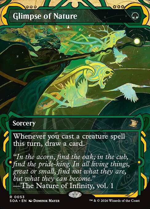 Glimpse of Nature highlighted card art