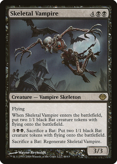 Skeletal Vampire from Duel Decks: Garruk vs. Liliana