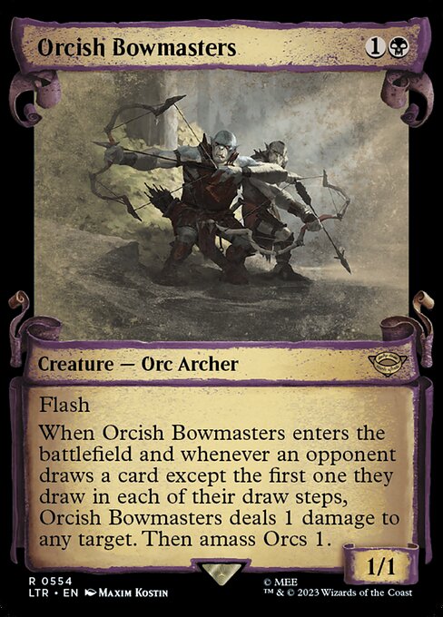Orcish Bowmasters highlighted card art