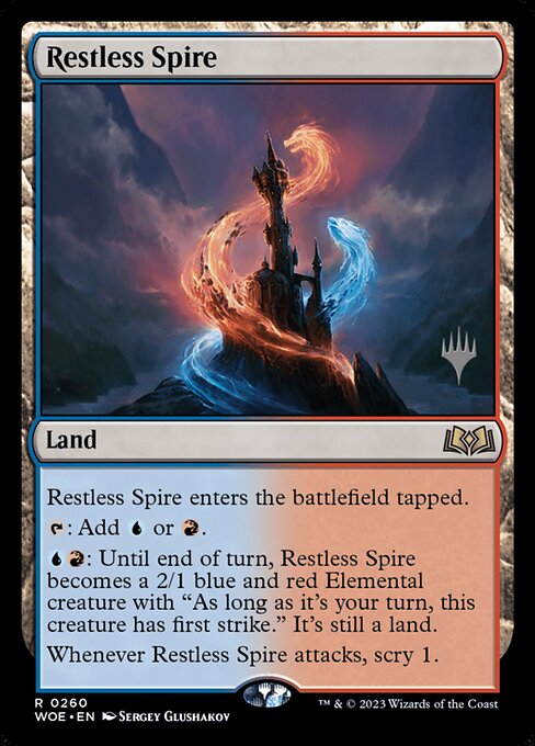 Restless Spire from Wilds of Eldraine Promos