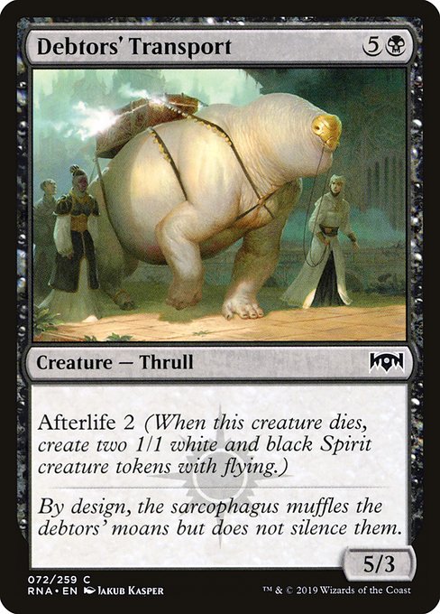 Debtors' Transport from Ravnica Allegiance