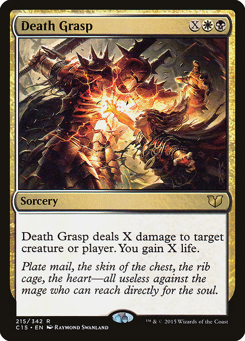 Death Grasp highlighted card art