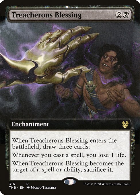 Treacherous Blessing from Theros Beyond Death