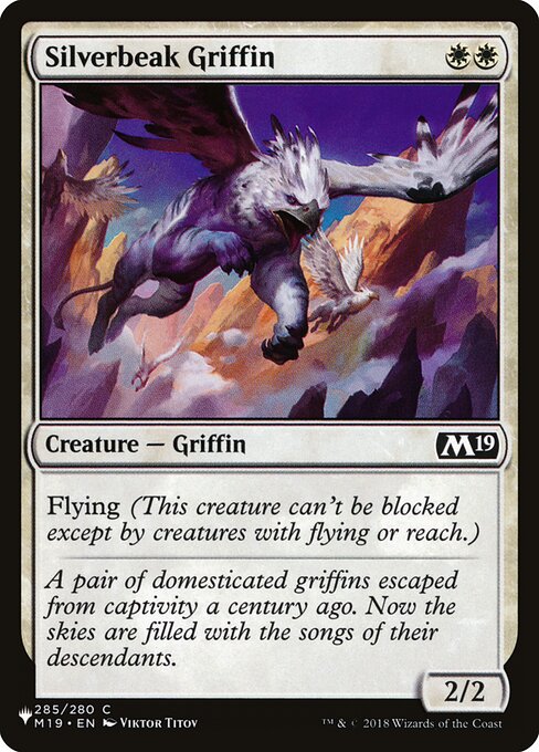 Silverbeak Griffin highlighted card art