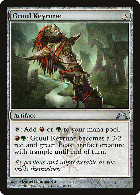 Gruul Keyrune highlighted card art