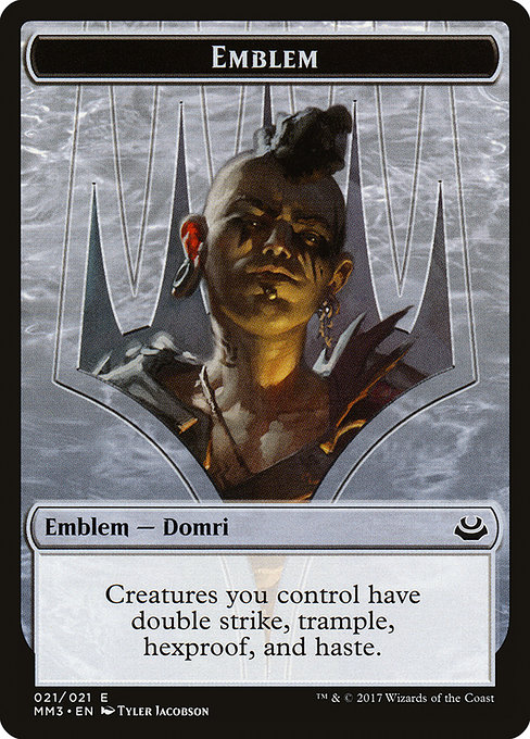 Domri Rade Emblem from Modern Masters 2017 Tokens