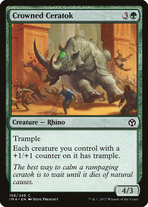Crowned Ceratok from Iconic Masters