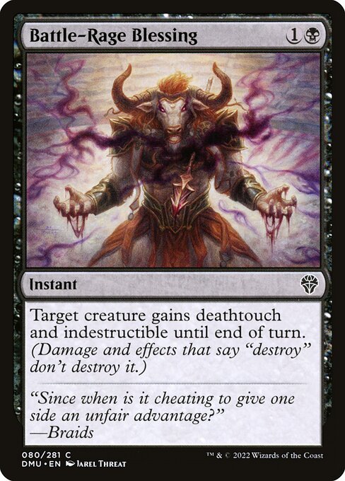 Battle-Rage Blessing from Dominaria United