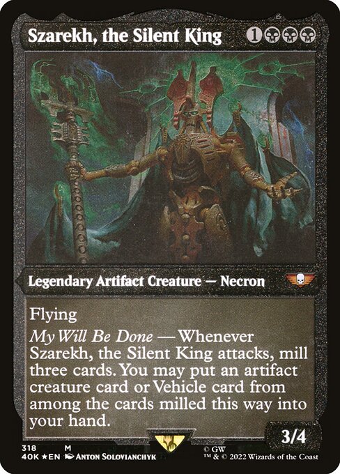 Szarekh, the Silent King from Warhammer 40,000 Commander