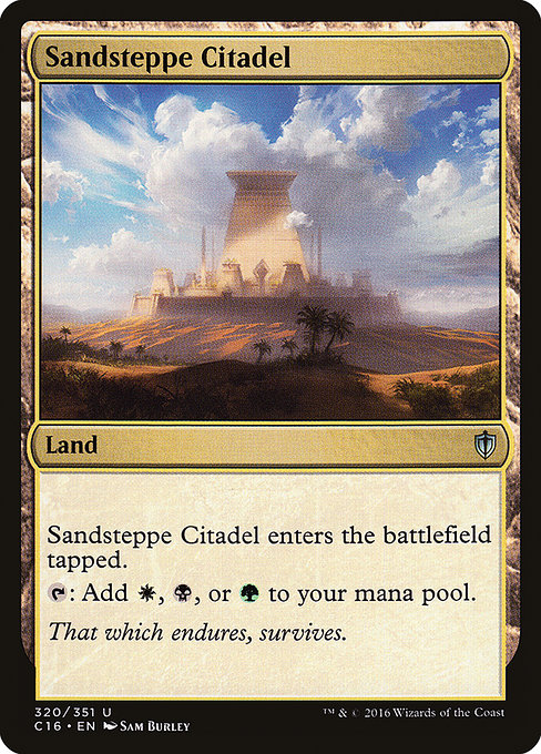 Sandsteppe Citadel from Commander 2016
