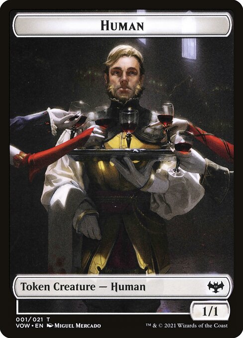 Human from Innistrad: Crimson Vow Tokens