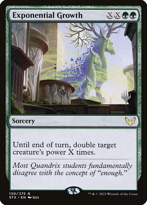 Exponential Growth from Strixhaven: School of Mages Promos