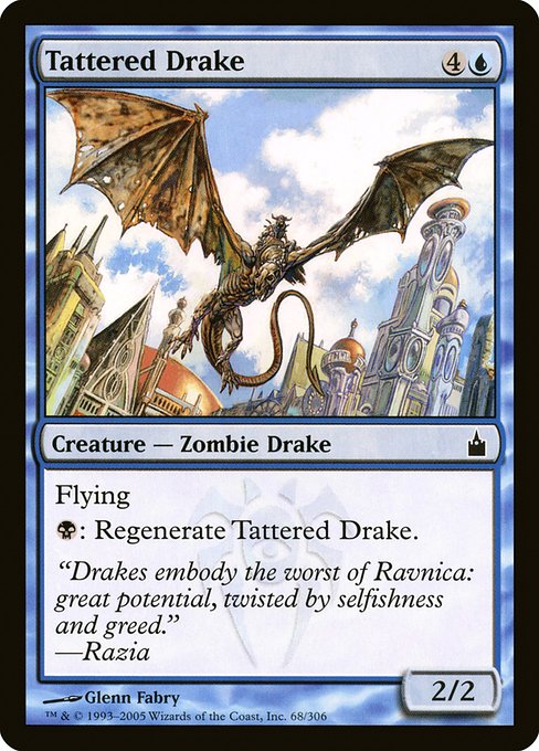 Tattered Drake highlighted card art