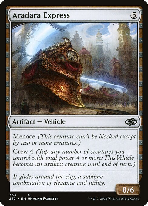 Aradara Express highlighted card art