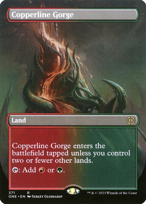 Copperline Gorge from Phyrexia: All Will Be One