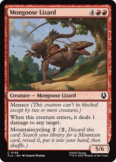 Mongoose Lizard highlighted card art