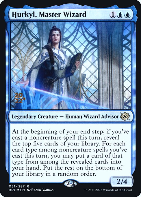 Hurkyl, Master Wizard from The Brothers' War Promos