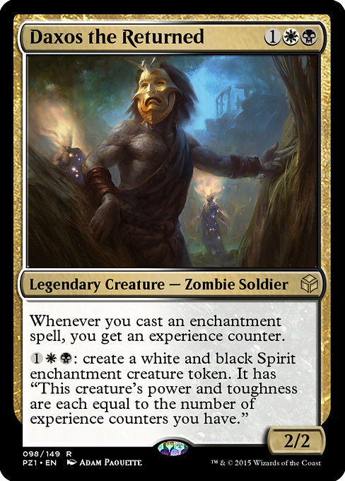Daxos the Returned from Legendary Cube Prize Pack