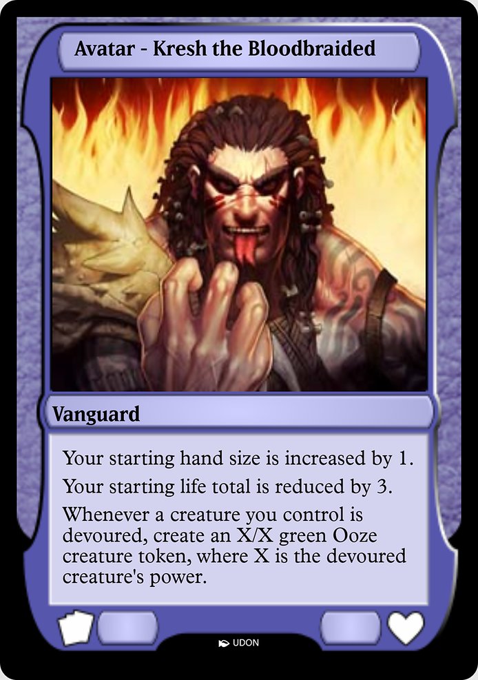 Kresh the Bloodbraided Avatar highlighted card art