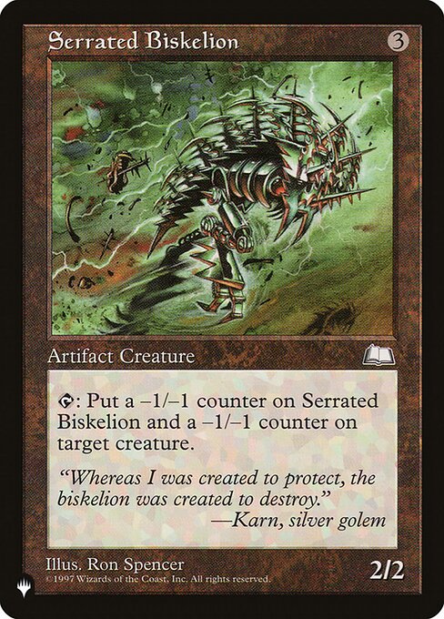 Serrated Biskelion highlighted card art