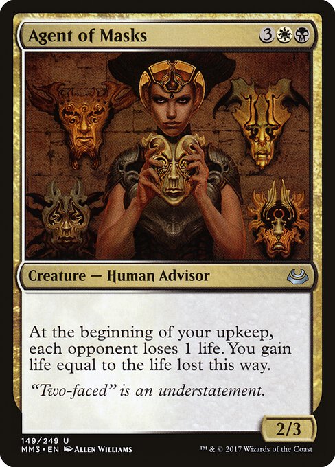 Agent of Masks highlighted card art