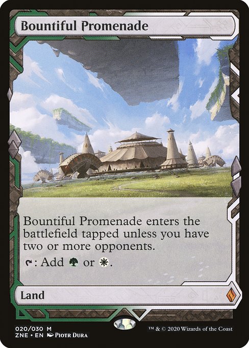 Bountiful Promenade from Zendikar Rising Expeditions