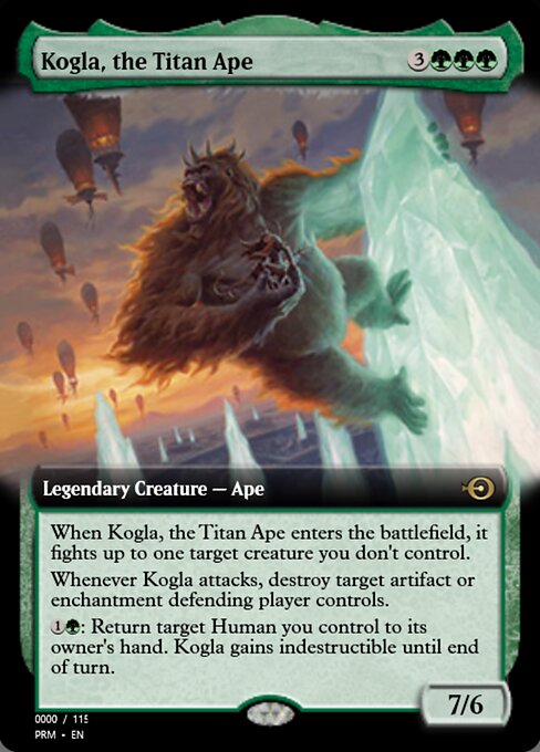 Kogla, the Titan Ape from Magic Online Promos