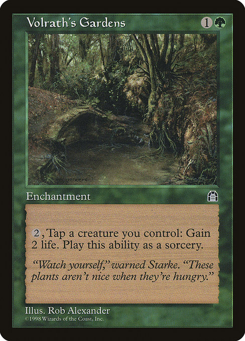 Volrath's Gardens highlighted card art