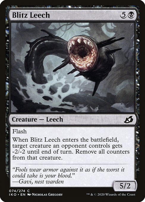 Blitz Leech highlighted card art