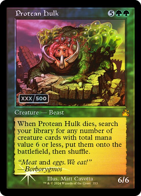 Protean Hulk from Ravnica Remastered