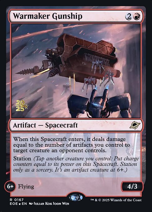 Warmaker Gunship from Edge of Eternities Promos