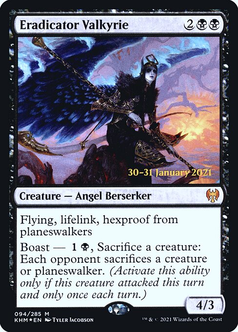 Eradicator Valkyrie from Kaldheim Promos