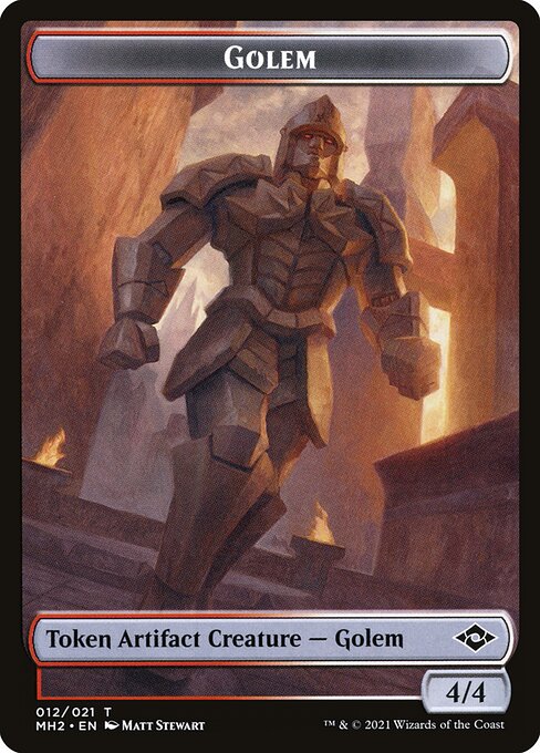 Golem highlighted card art