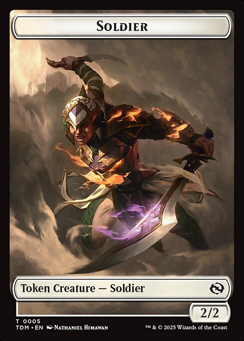 Soldier highlighted card art