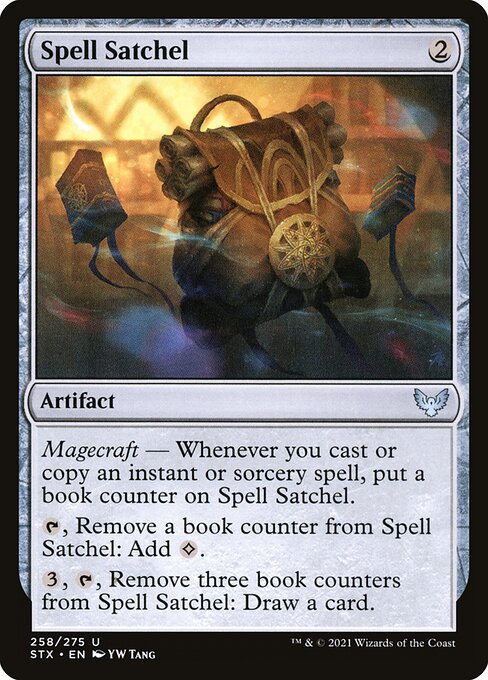 Spell Satchel highlighted card art