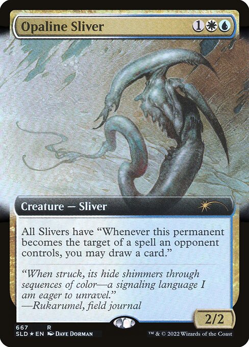 Opaline Sliver highlighted card art