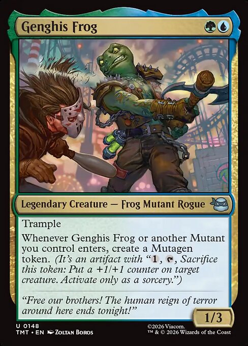 Genghis Frog from Teenage Mutant Ninja Turtles