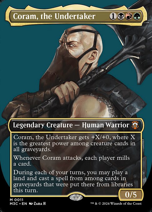 Coram, the Undertaker from Modern Horizons 3 Commander