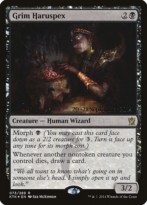 Grim Haruspex from Khans of Tarkir Promos