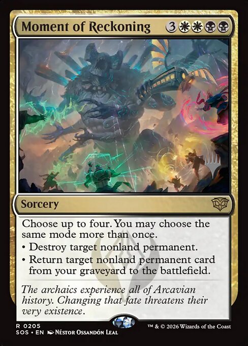 Moment of Reckoning from Secrets of Strixhaven Promos