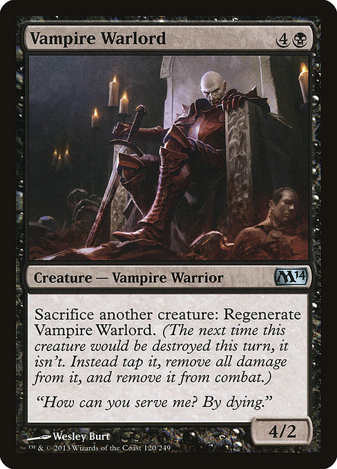 Vampire Warlord highlighted card art