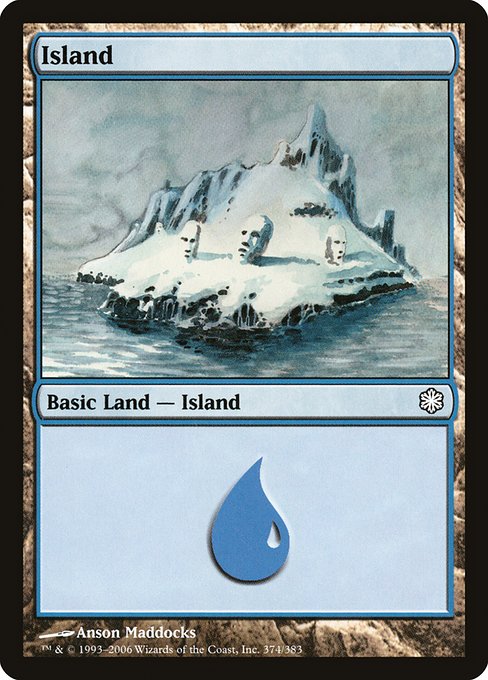 Island from Coldsnap Theme Decks
