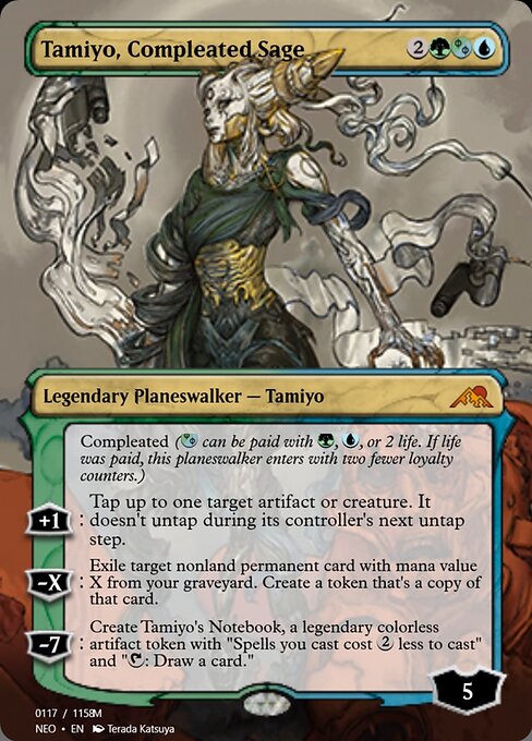 Tamiyo, Compleated Sage highlighted card art