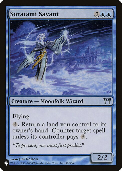 Soratami Savant highlighted card art